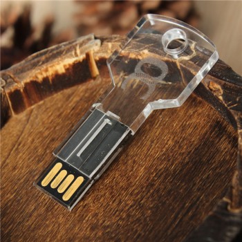 Pen USB Em Acrílico Transparente 8 GB